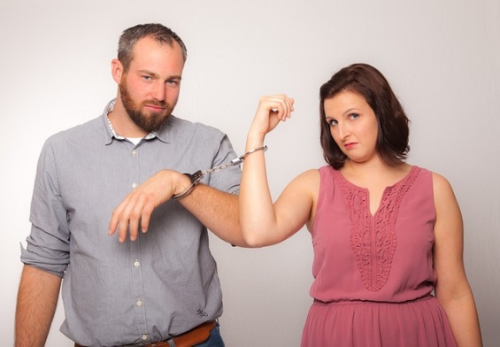 couple in handcuffs