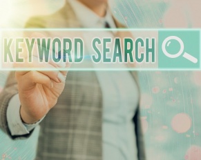 Keyword Search text in search bar