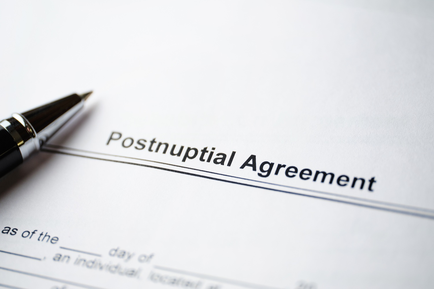 postnuptial agreements in new jersey